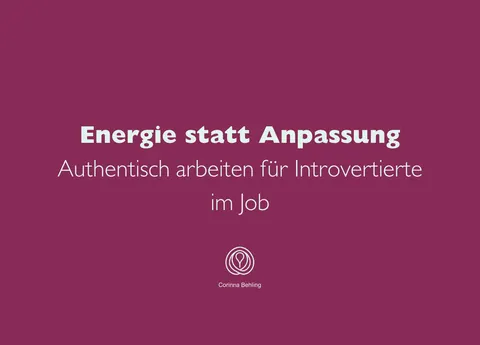 Energie statt Anpassung